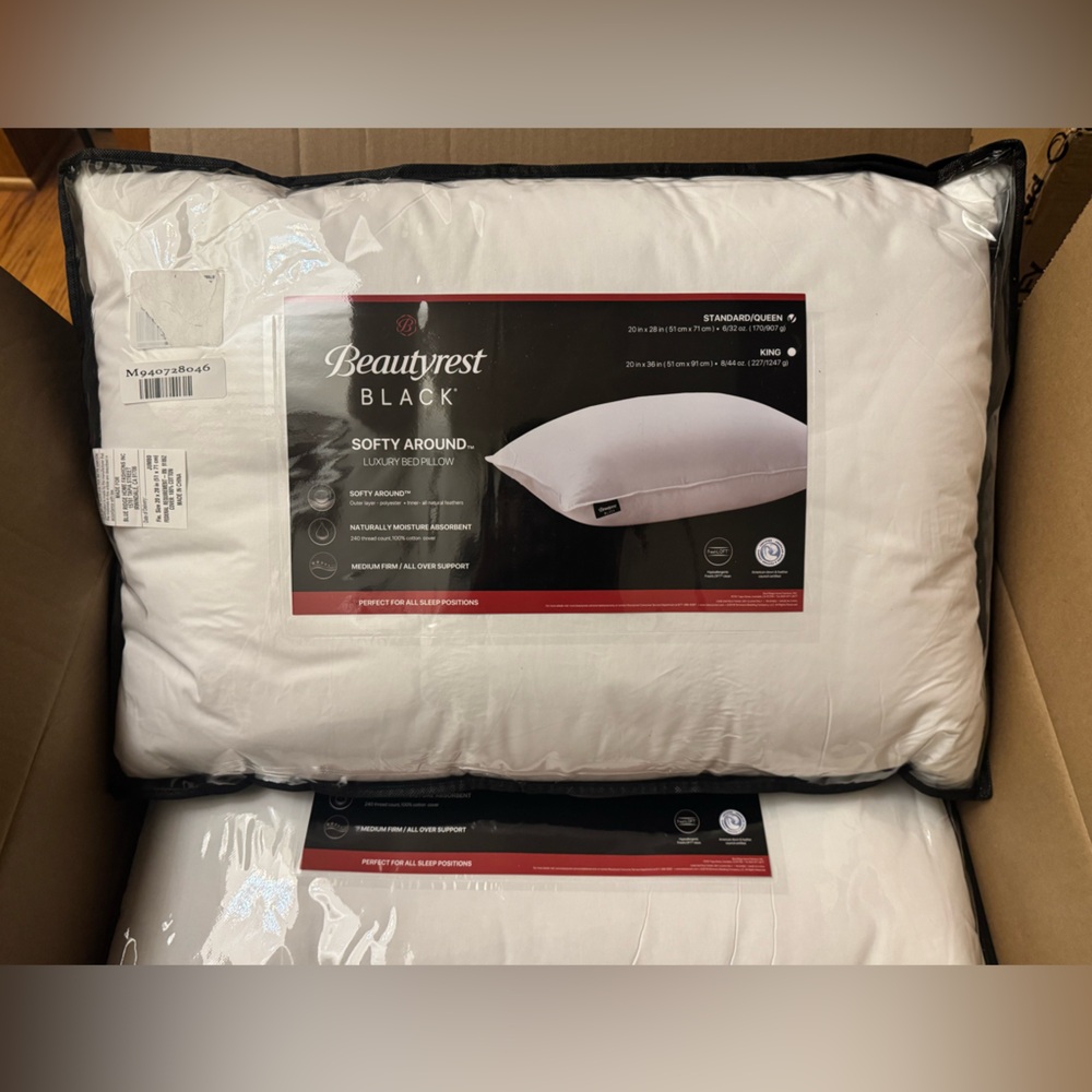 🎉LAST CHANCE🎉BEAUTYREST BLACK Luxurious Feather Blend‎ Pillow